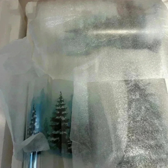 Christmas battery operated candlelight’s . New in box. Winter forest deer scene. - Picture 9 of 10